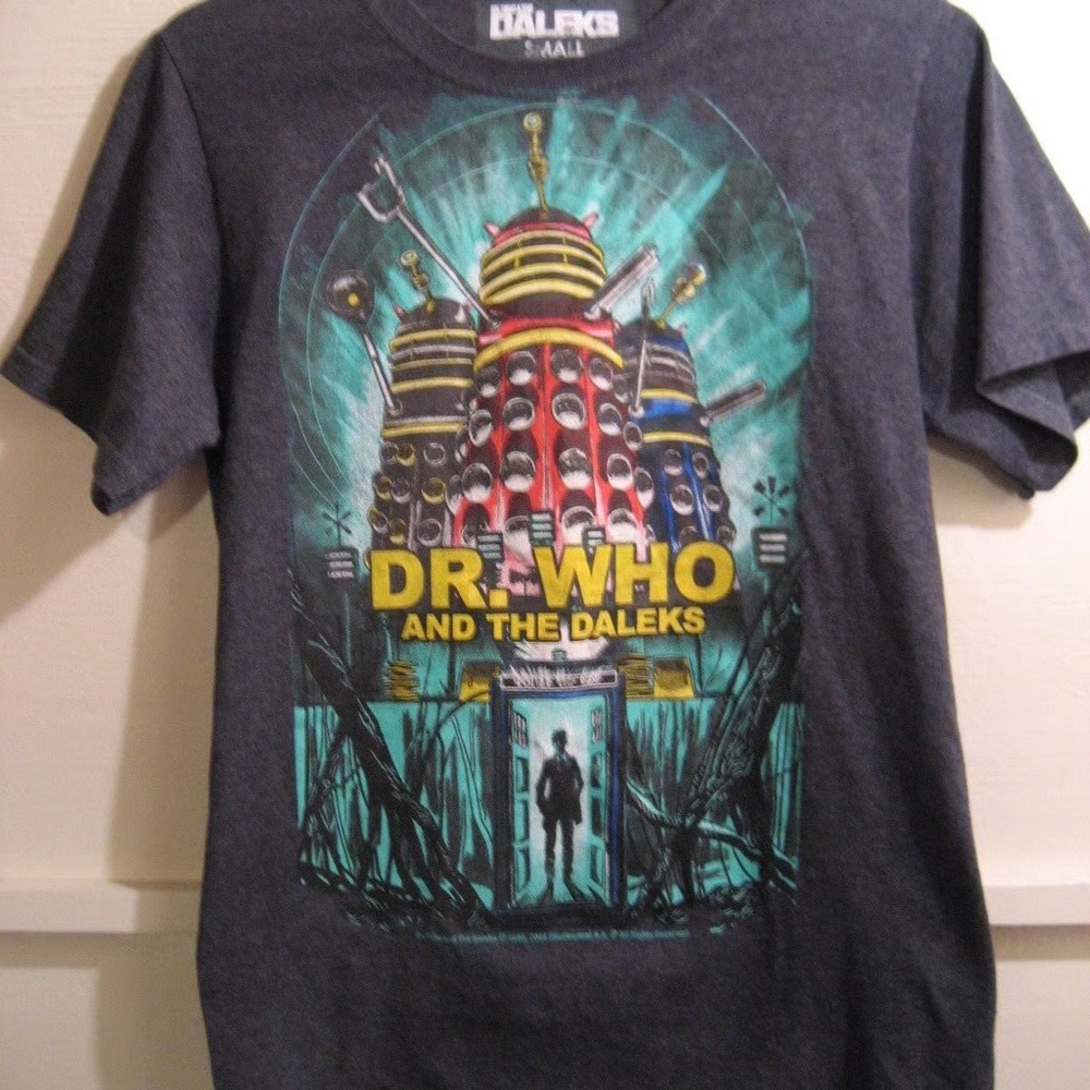 DR. WHO AND THE DALEKS, mens tshirt size small